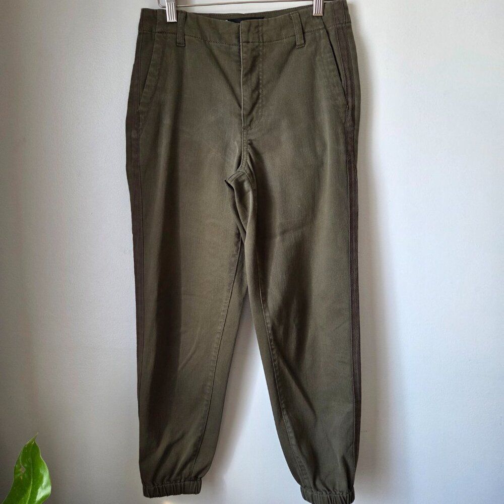 EUC KUT FROM THE KLOTH OLIVE STRETCH JOGGERS SIZE 0 WOMENS 6